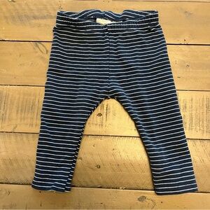 9-12M Zara blue striped leggings